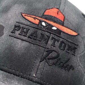 Kryptek Camo Charcoal Hat Phantom Rider Logo Unisex Snapback Baseball Cap NWT